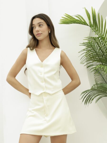 Short Pollera Caty Botón