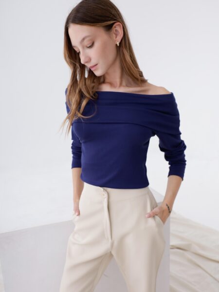 Remera Cuello Bote Liso