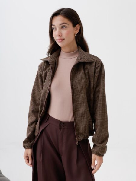 Campera Bomber Paño Cuadrille