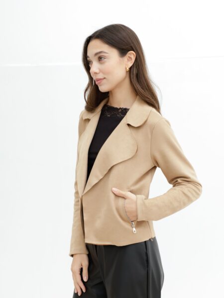 Campera Gamuzado con cierre